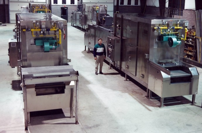 Continuous Dryers each Unit Produces 28800 Tostadas per hour