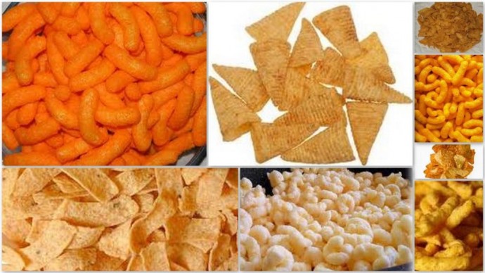 extruded corn snack food dryers