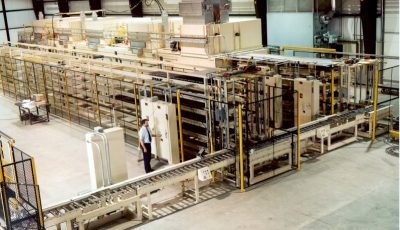 Multilevel Oven and Material Handling System