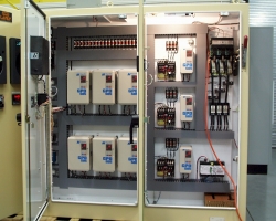 Interior Control Panel with Variable Frequency Drives